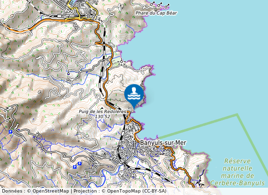 Centre Heliomarin sur la carte