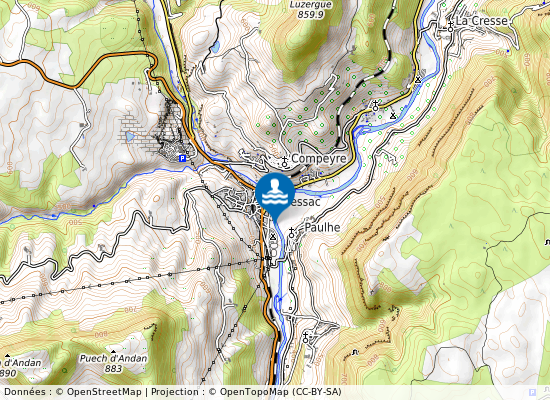 Les_Prades sur la carte