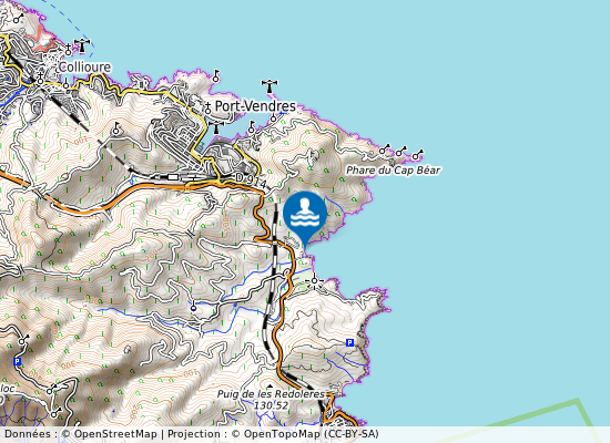 Anse De Paulilles(Bernardi) sur la carte