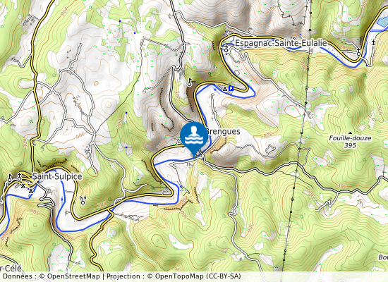 Camping Municipal sur la carte