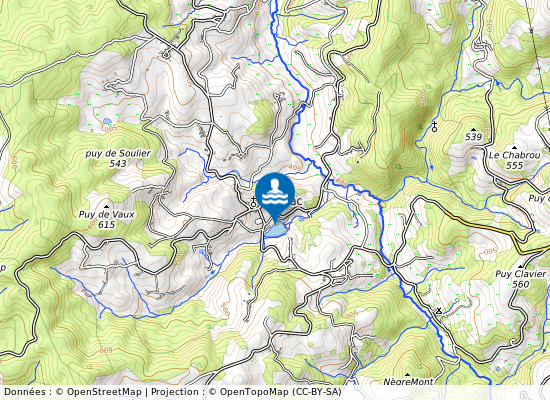 Plan D Eau De Sussac sur la carte