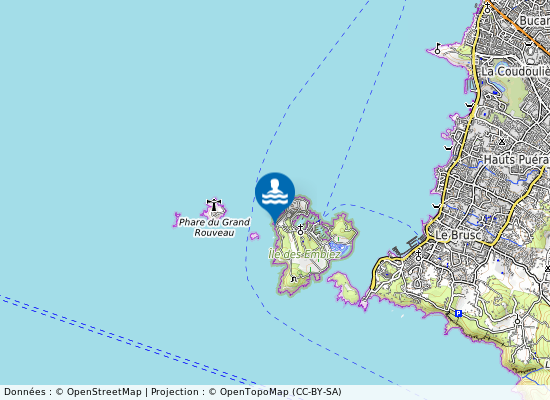 Ile Des Embiez-La Gabrielle sur la carte