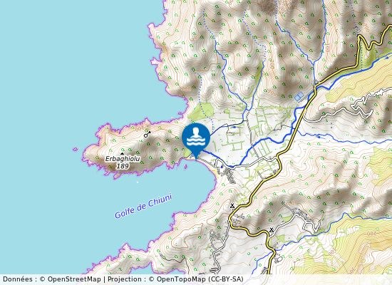 Chiuni Nord sur la carte