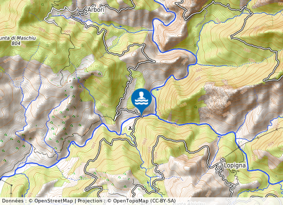 Pont De Truggia sur la carte