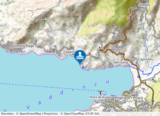 Plage De Campitellu sur la carte