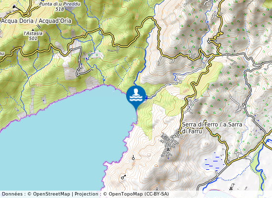 Cupabia sur la carte