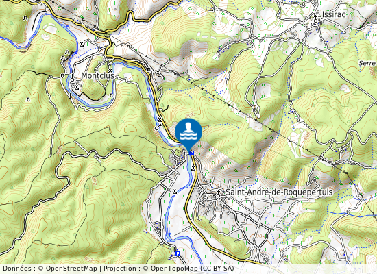 Le Pont De Saint Andre sur la carte