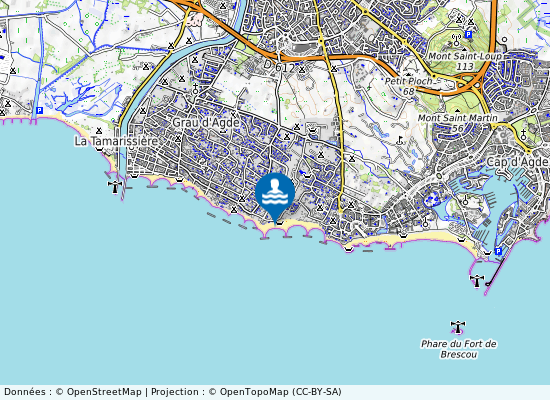 Les Battus sur la carte