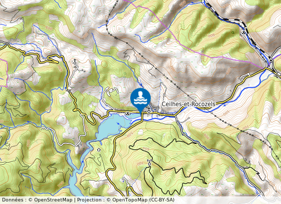 Plan D Eau Du Bouloc sur la carte