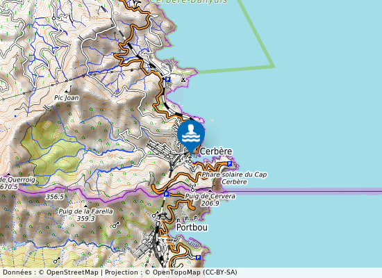 Centrale Village sur la carte