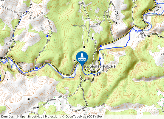 Aire De Repos sur la carte