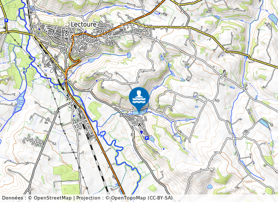 Lac Des 3 Vallees sur la carte