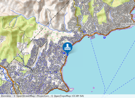 Plage L Elephant sur la carte