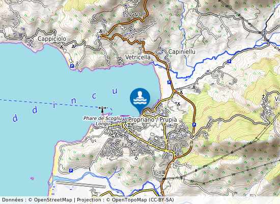 Plage De Mancinu sur la carte