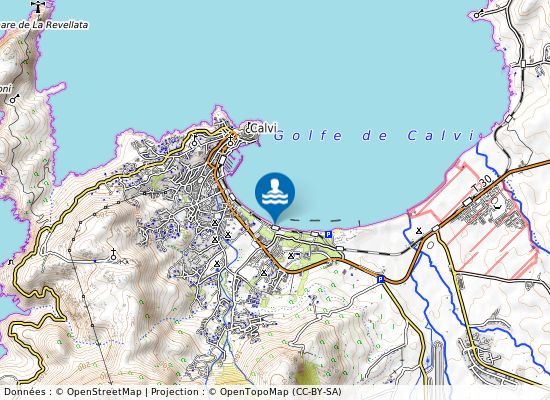 Padule sur la carte