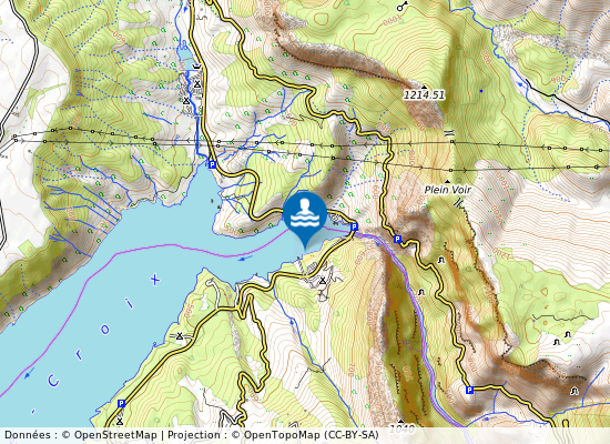 Plage Pont Du Galetas sur la carte