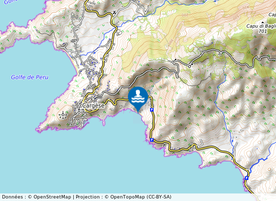 Menasina sur la carte