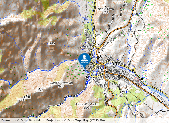 Pont Baliri sur la carte