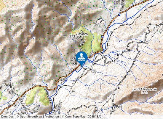 Pont De Carbuccia sur la carte