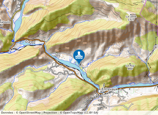 Camping Du Brec sur la carte