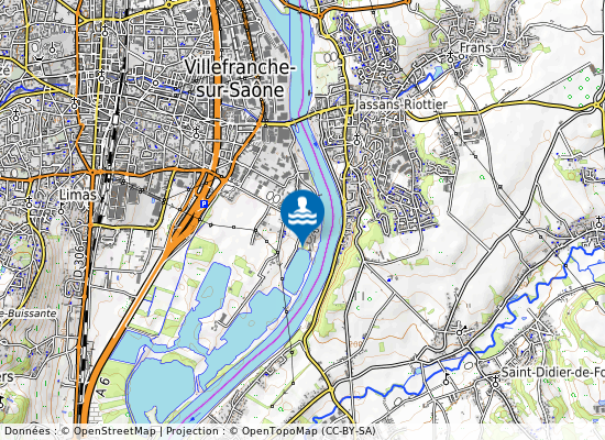 Plan D Eau Du Bordelan sur la carte