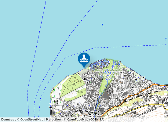 Thonon  Saint-Disdille sur la carte