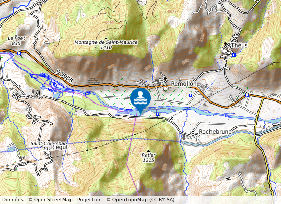 3 Lac sur la carte