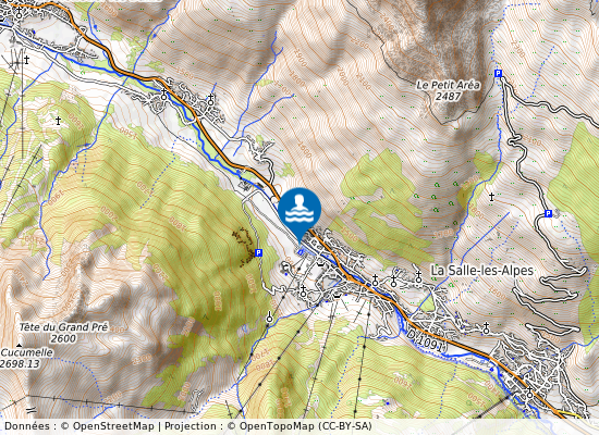 Plan D Eau Du Pontillas sur la carte