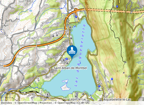 Plage Base De Loisirs Du Sougey sur la carte