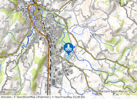 Rumilly  Perouze sur la carte