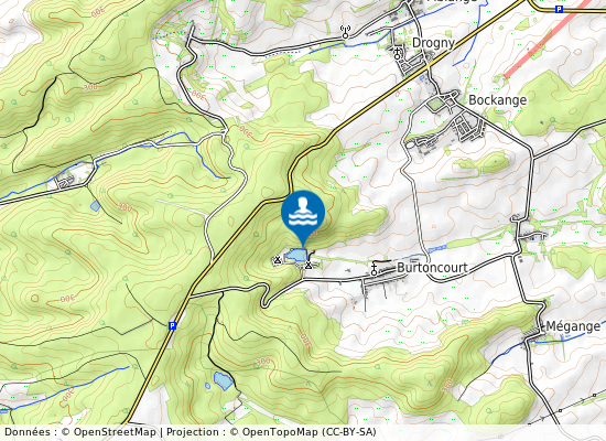 Etang Du Camping La Croix Du Bois Sacker sur la carte