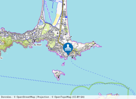 Le Pradeau sur la carte