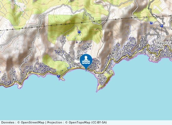 Cap Negre sur la carte