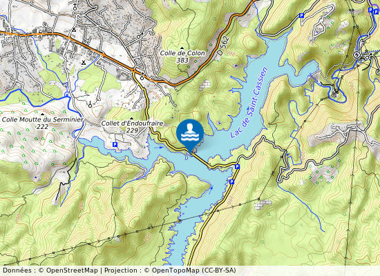 Le Pre Claou sur la carte