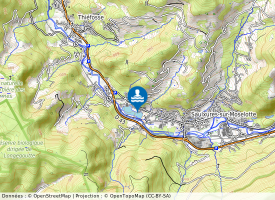 Base De Loisirs Du Lac De La Moselotte sur la carte