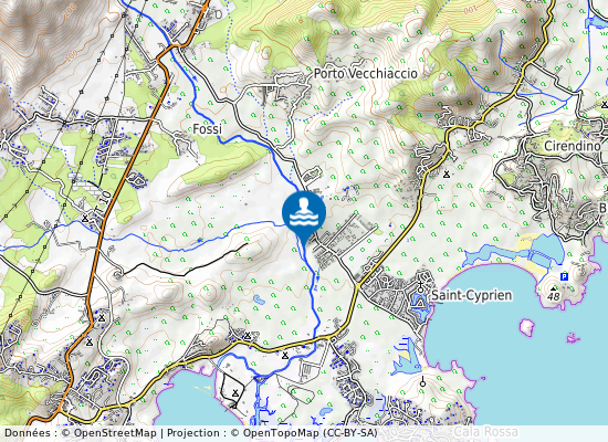 Mura Di L Onda sur la carte