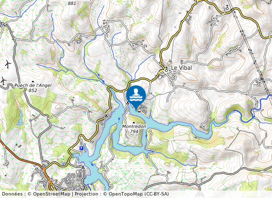 Moulinoches sur la carte