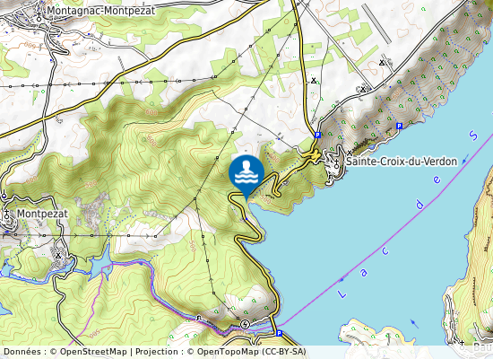 Baie De La Sauna sur la carte