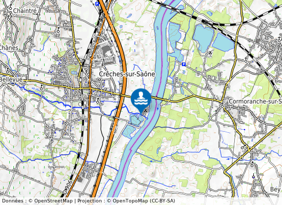 Plan D Eau Des Sablons sur la carte