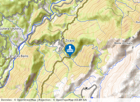 Pont De Camera sur la carte