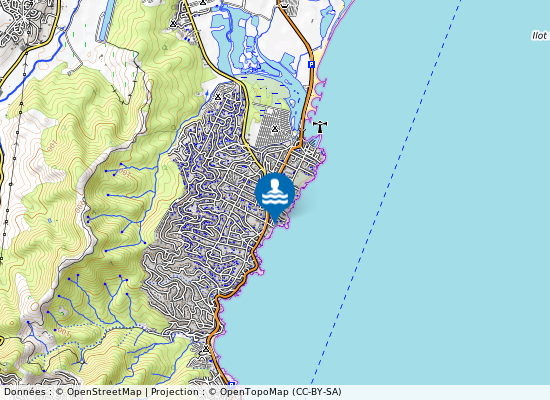 Corailleurs sur la carte