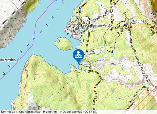 Ancienne Route Des Salles sur la carte