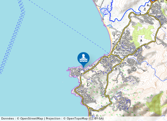 Anse Morelli sur la carte