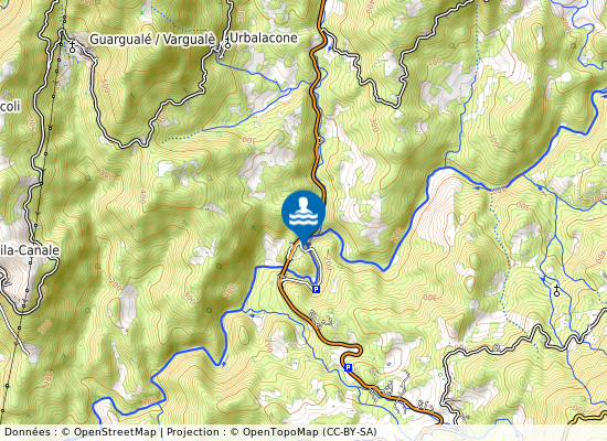 Pont D Abra sur la carte