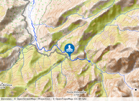 Foret De Bonifato sur la carte