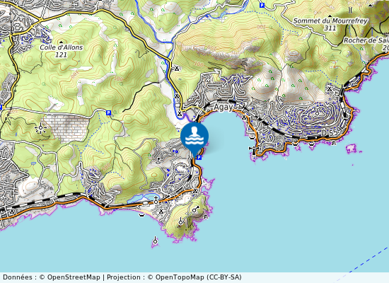 Pourrousset sur la carte