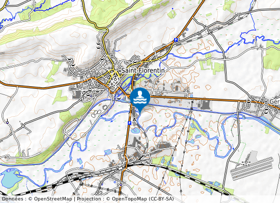 Saint Florentin - Le Trou Gallimard sur la carte