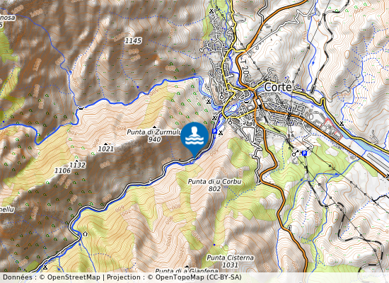 Le Refuge sur la carte