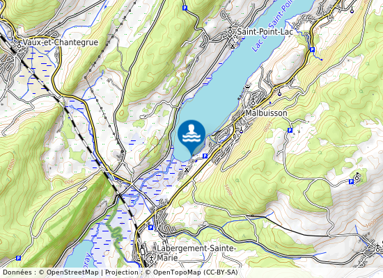 Plage Les Perrieres sur la carte