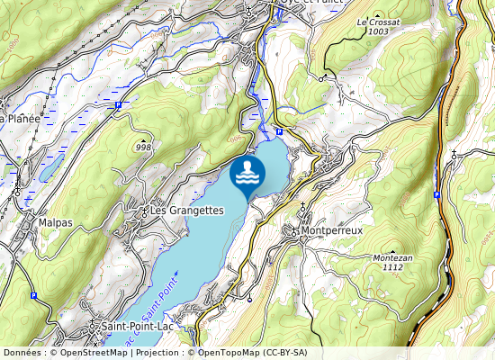 Chaon Plage sur la carte